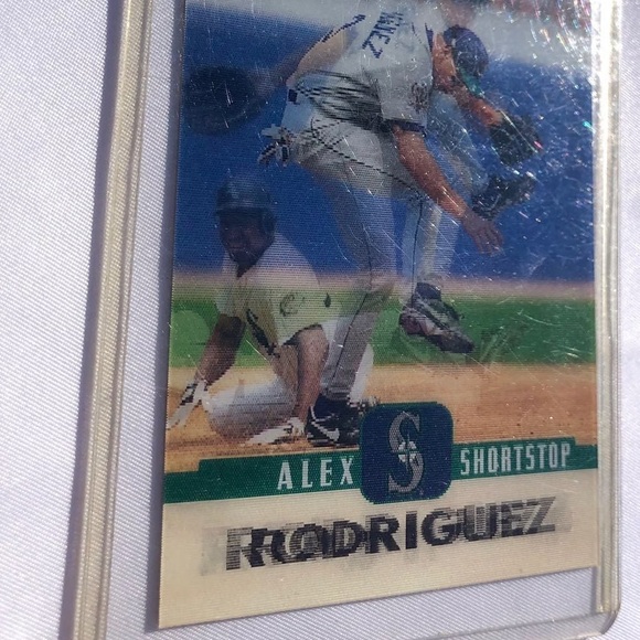 1996 Alex Rodriguez Sport Flix Action Card - Picture 9 of 14